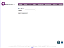 Tablet Screenshot of pentaservice.it